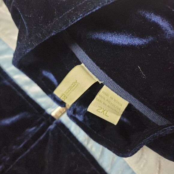 GODBODY Velour Track Jacket Mens 2XL Hip Hop Vintage Rap Full Zip Vtg 90s Y2k - Picture 6 of 9